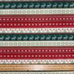 French Terry Festive Stripe Jersey