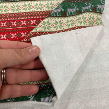 French Terry Festive Stripe Jersey - Image 4