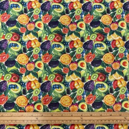 Tropical Fruit Cotton Poplin - Image 7