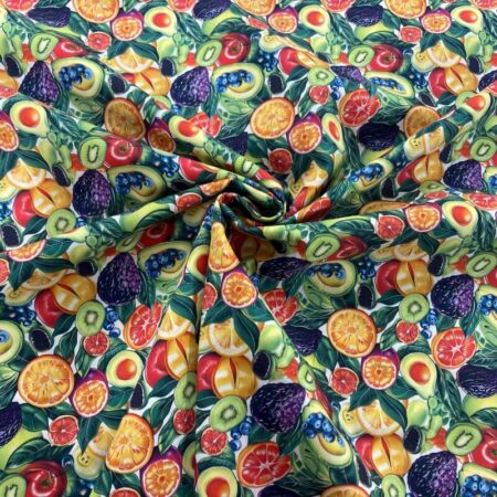 Tropical Fruit Cotton Poplin - Image 6