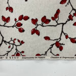 Rose Hip Briar Linen Look Panama