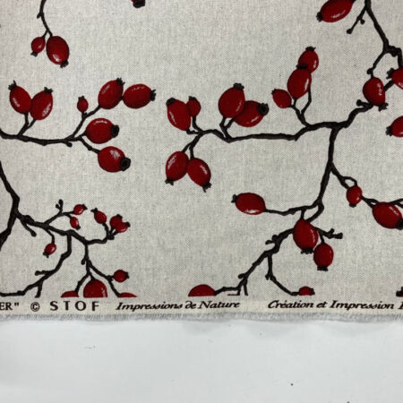 Rose Hip Briar Linen Look Panama - Image 2