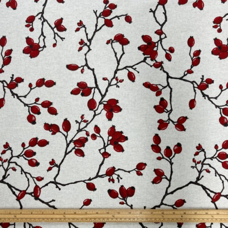 Rose Hip Briar Linen Look Panama - Image 3