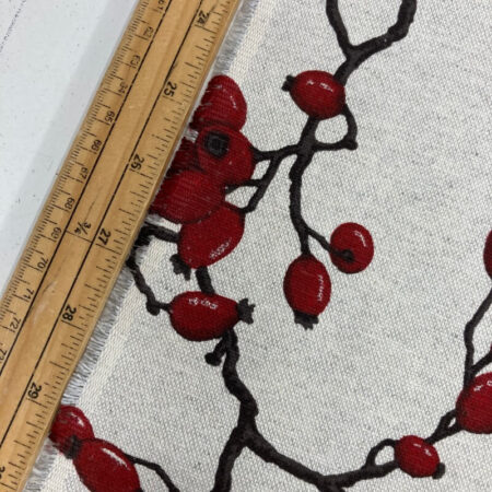 Rose Hip Briar Linen Look Panama - Image 4