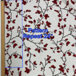 Rose Hip Briar Linen Look Panama