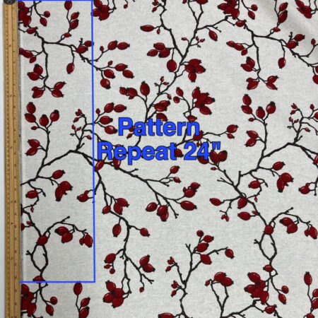 Rose Hip Briar Linen Look Panama - Image 5