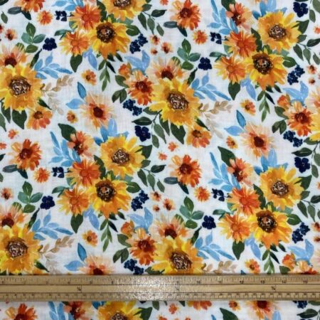 Double Gauze Sunflowers - Image 3