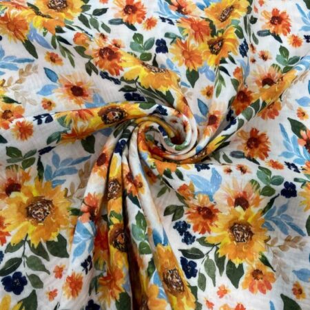 Double Gauze Sunflowers - Image 2