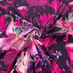 Flamingo Mandala Cotton Jersey