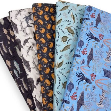Nutex Underwater World Cotton Patchwork