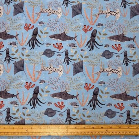 Nutex Underwater World Cotton Patchwork - Image 4