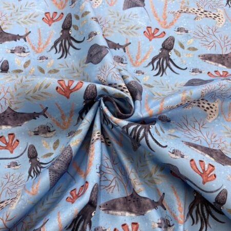 Nutex Underwater World Cotton Patchwork - Image 2