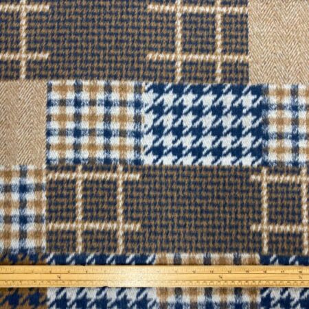 Patchwork Check Wool Blend - Image 2