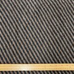 Diagonal Stripe Wool Blend