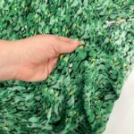Green Georgette Crepe