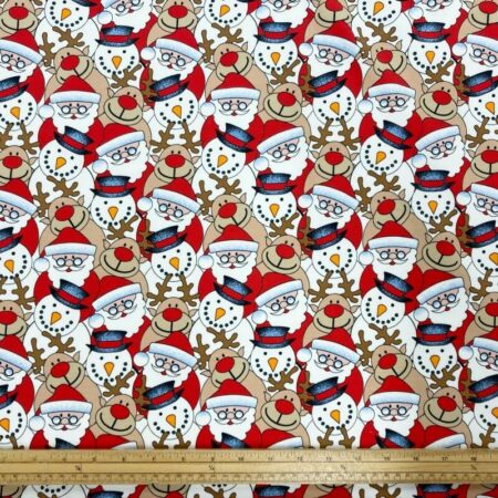 French Terry Christmas Crowd Jersey - Image 3
