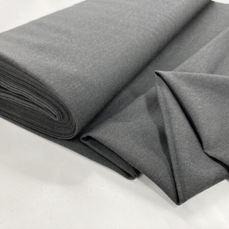 Charcoal Wool Suiting Fabric - Image 2