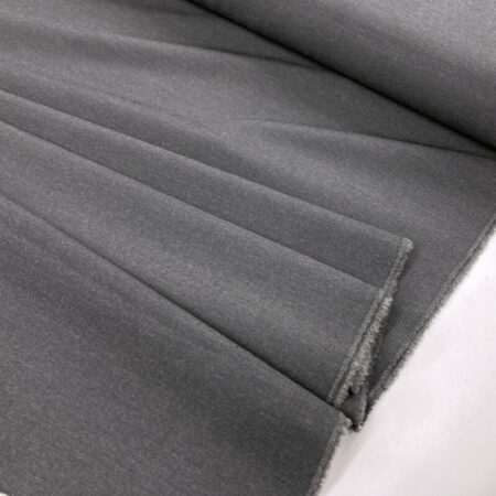 Charcoal Wool Suiting Fabric - Image 5
