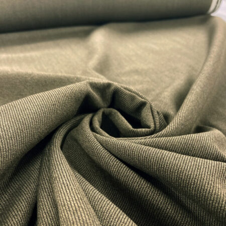 Olive Wool Suiting Fabric - Image 3