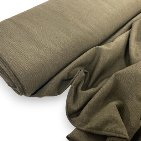 Olive Wool Suiting Fabric