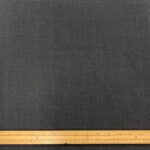 Grey Windowpane Check Wool-Blend Suiting