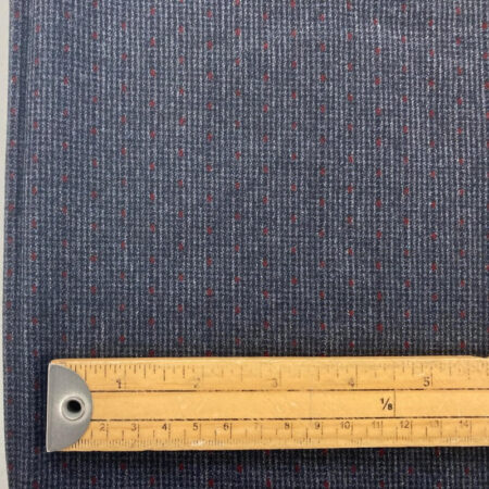Blue Wine Wool Suiting - Image 5