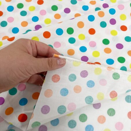 Multicoloured Polka Dot Poplin - Image 4