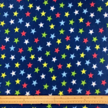 Stars on Navy Polar Fleece - Image 4