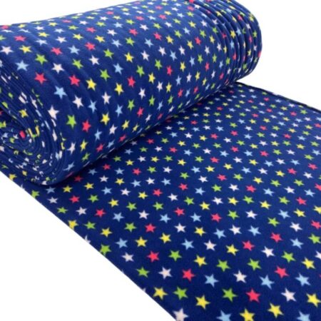 Stars on Navy Polar Fleece