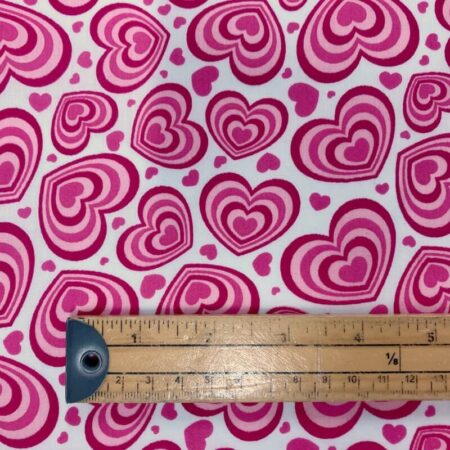 Heart in Heart Polycotton Poplin - Image 2