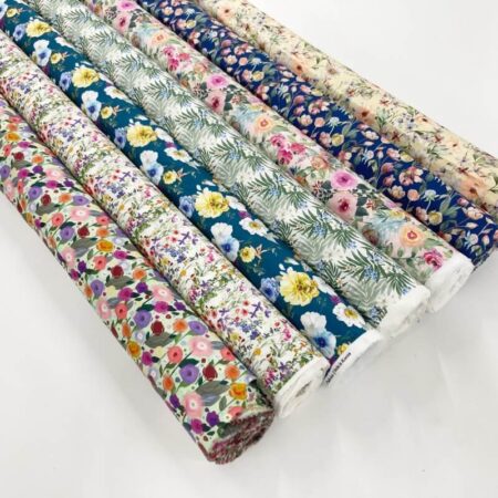 Rose and Hubble Floral Cotton Poplin