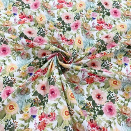 Rose and Hubble Floral Cotton Poplin - Image 4