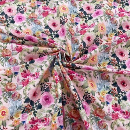 Rose and Hubble Floral Cotton Poplin - Image 8