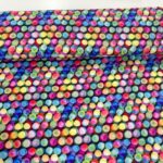 Rainbow Spot Viscose Jersey