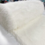 White Long Pile Faux Fur