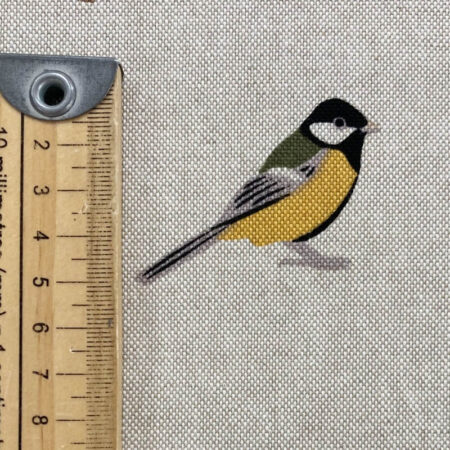 Panama Garden Birds Linen Look - Image 2