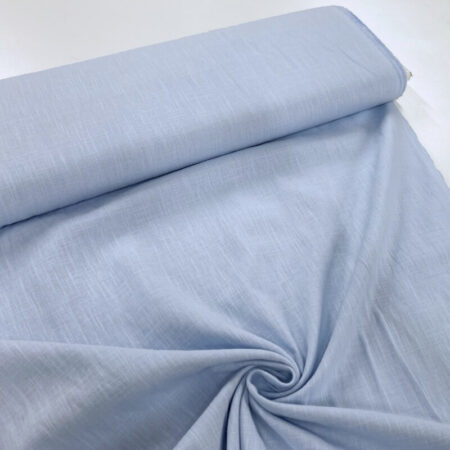 Pale Blue Pure Linen