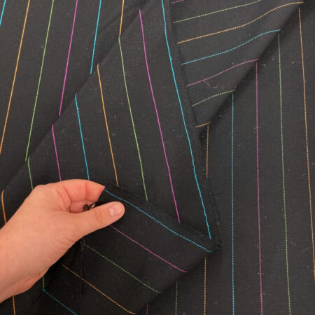 Abraham Moon Notting Hill Multi-Brights Wool Fabric - Image 3