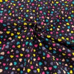 Candy Hearts Polycotton