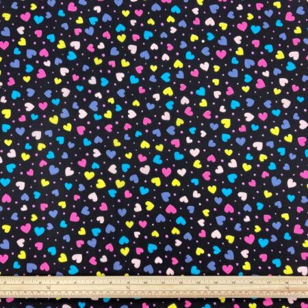 Candy Hearts Polycotton - Image 3