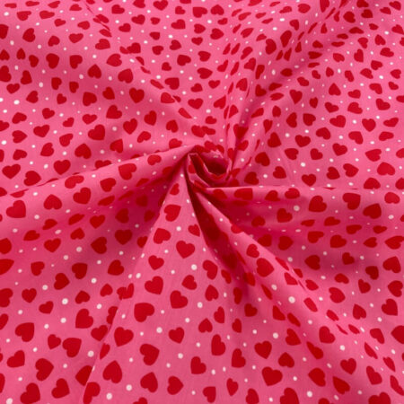 Candy Hearts Polycotton - Image 4