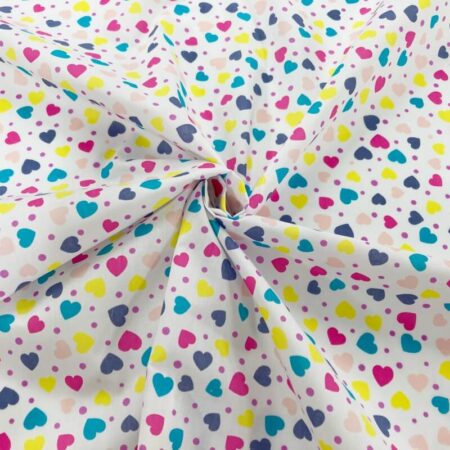 Candy Hearts Polycotton - Image 6