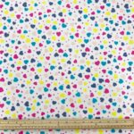 Candy Hearts Polycotton