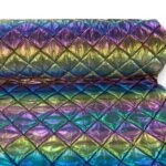 Quilted Rainbow Foil Coating Fabric
