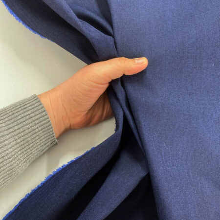 Over-dyed Blue Stretch Denim - Image 5