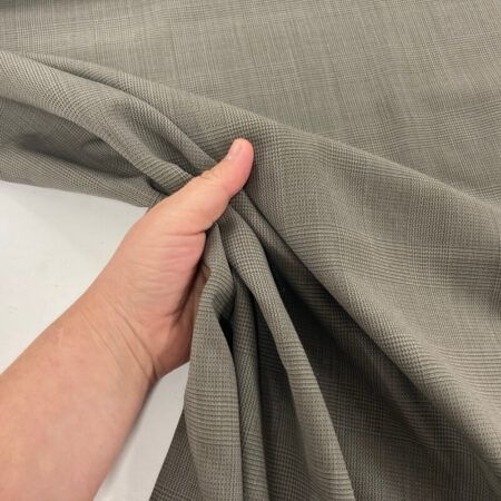 Sage Glen Check Wool Suiting - Image 6
