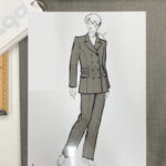 Sage Glen Check Wool Suiting