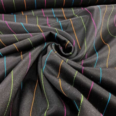 Abraham Moon Notting Hill Multi-Brights Wool Fabric - Image 2