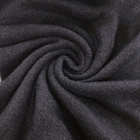 Midnight Navy Wool Blend Boucle - Image 2