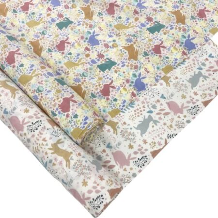 Bunnies Easter Polycotton